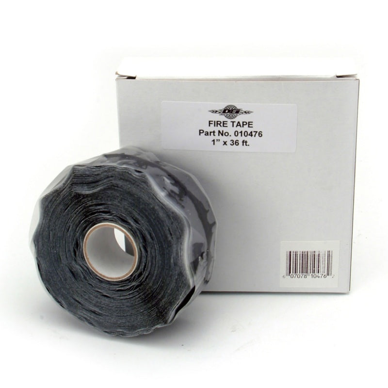 DEI Fire Tape 1in x 36ft Roll - Self Vulcanizing Tape - Black - awdtuningtx