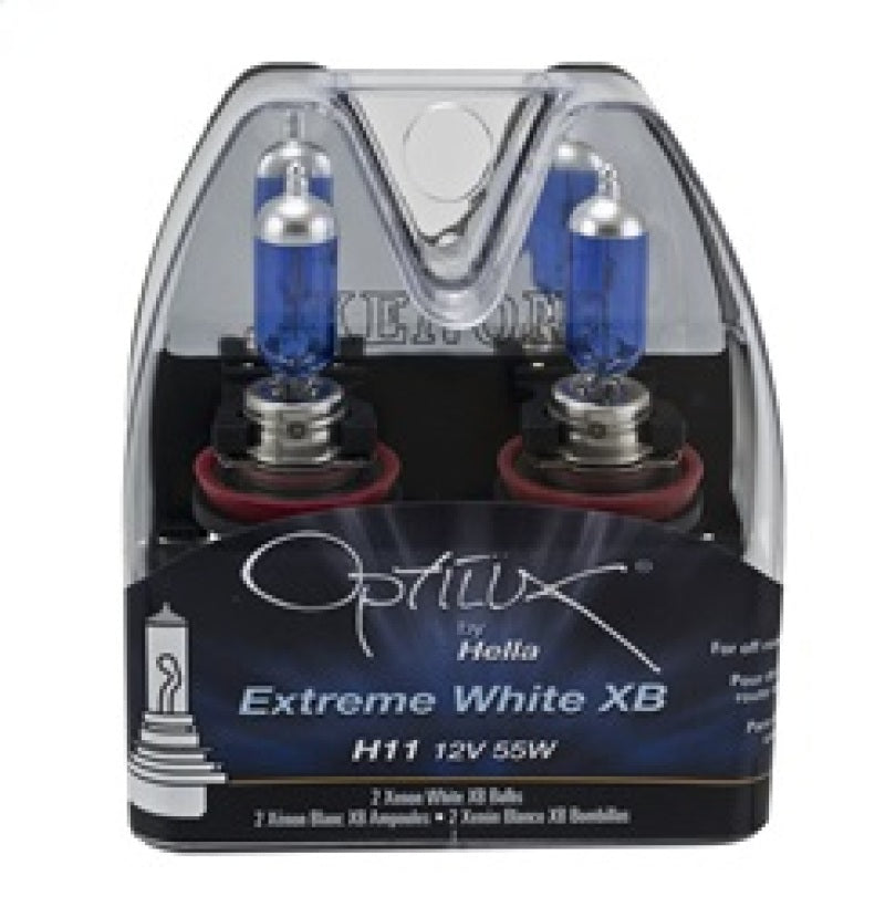 Hella H11 12V 55W Xenon White XB Bulb (Pair) - awdtuningtx