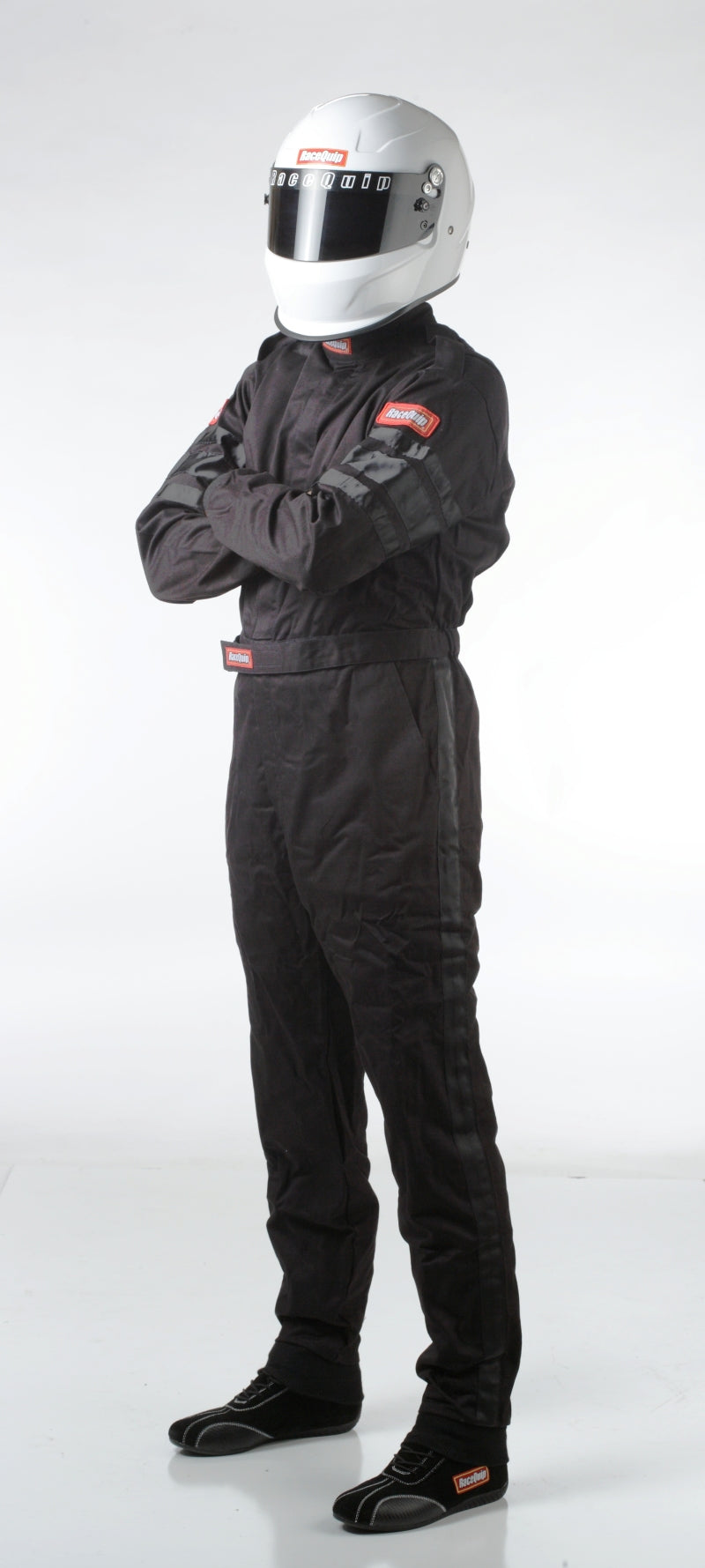 RaceQuip Black SFI-1 1-L Suit - Medium Tall - awdtuningtx