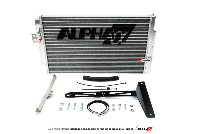 AMS Performance Infiniti 17+ Q60 / 16+ Q50 3.0TT VR30 Alpha Race Heat Exchanger - awdtuningtx