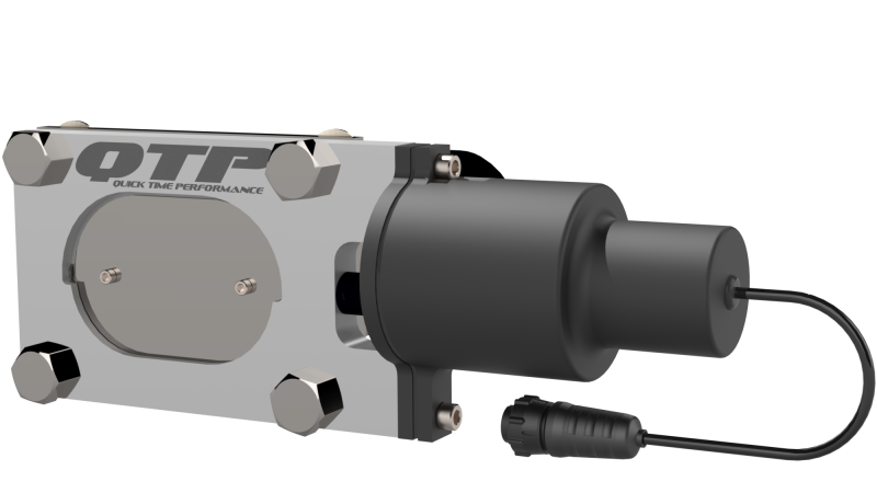 QTP Bolt-On QTEC Low Profile Oval Electric Cutout Valve - awdtuningtx