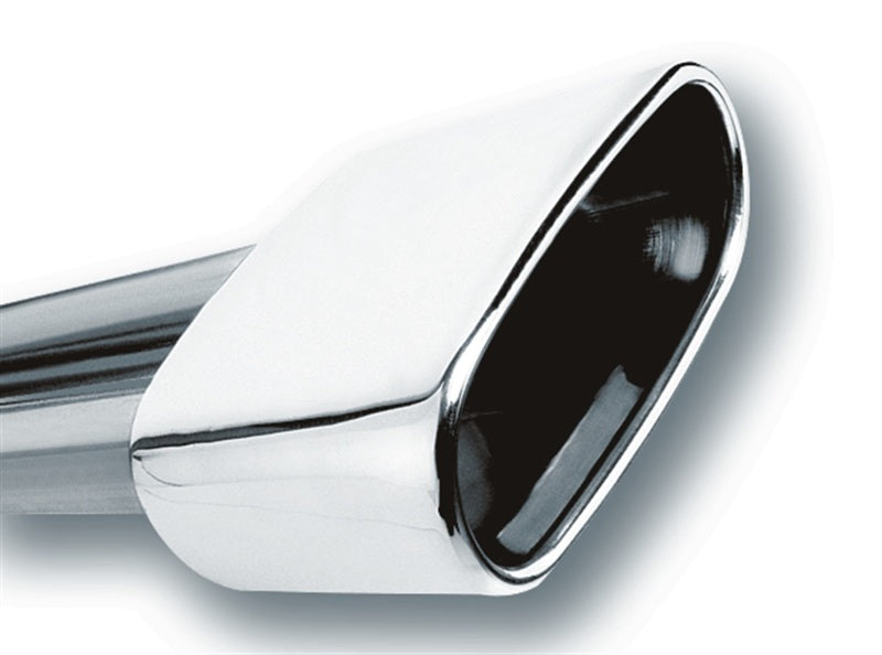 Borla 2.5in Inlet 6.69in x 3in Rectangular Rolled Angle Cut Single Inlet x 5.63in Long Exhaust Tip - awdtuningtx