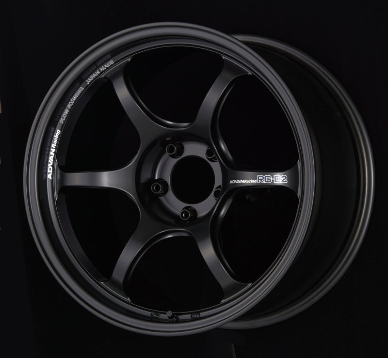 Advan RG-D2 18x9.5 +35 5-120 Semi Gloss Black Wheel - awdtuningtx
