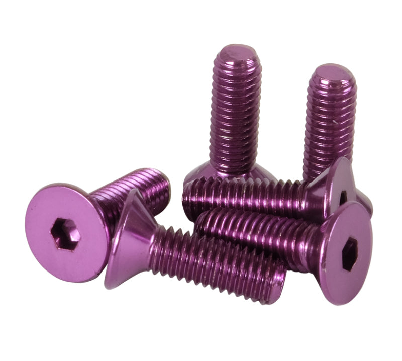 NRG Steering Wheel Screw Upgrade Kit (Conical) - Purple - awdtuningtx