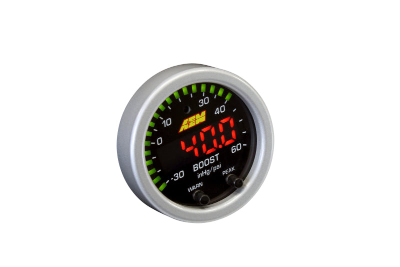 AEM X-Series Boost Pressure -30inHg 60psi Gauge Kit - awdtuningtx