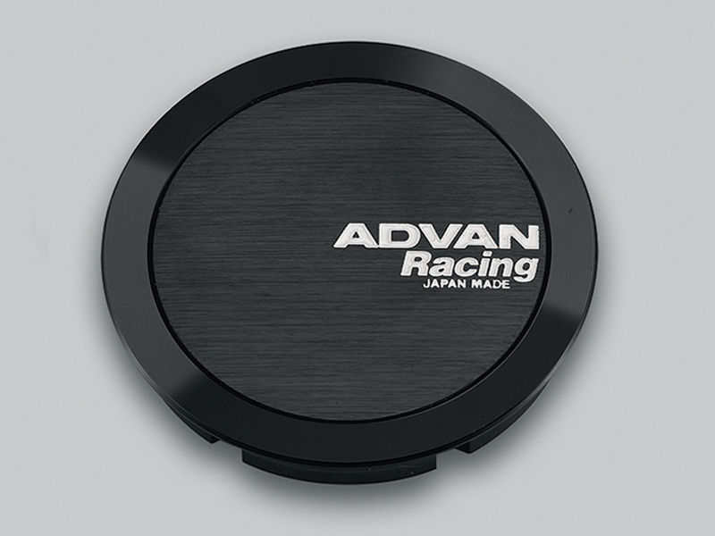 Advan Full Flat 63mm Centercap - Black - awdtuningtx