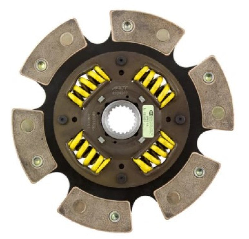 ACT 6 Pad Sprung Race Disc for LS Engine/Flywheel w/Nissan 350Z Trans/Input Shaft (S/O No Cancel) - awdtuningtx