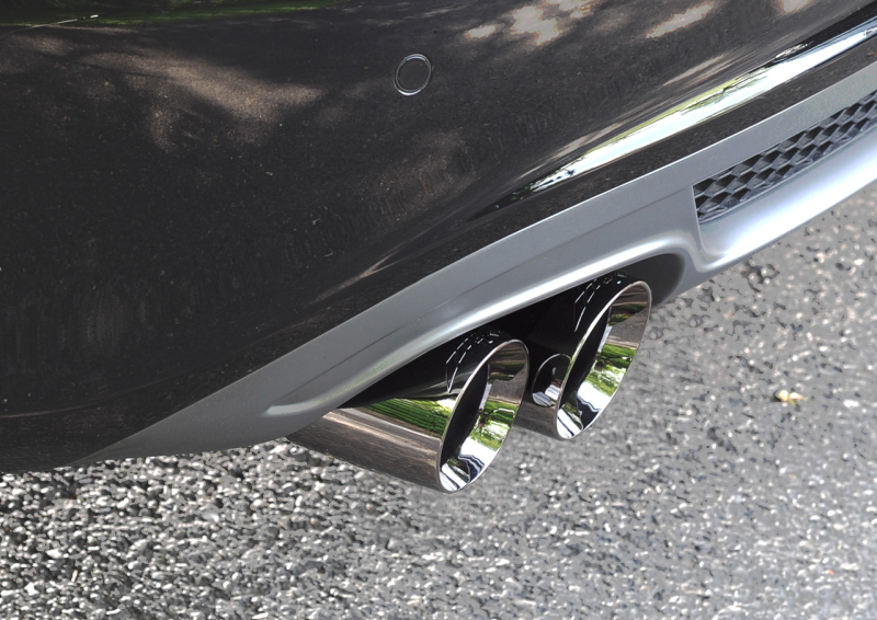 AWE Tuning Audi B8 A4 Touring Edition Exhaust - Single Side Polished Silver Tips - awdtuningtx