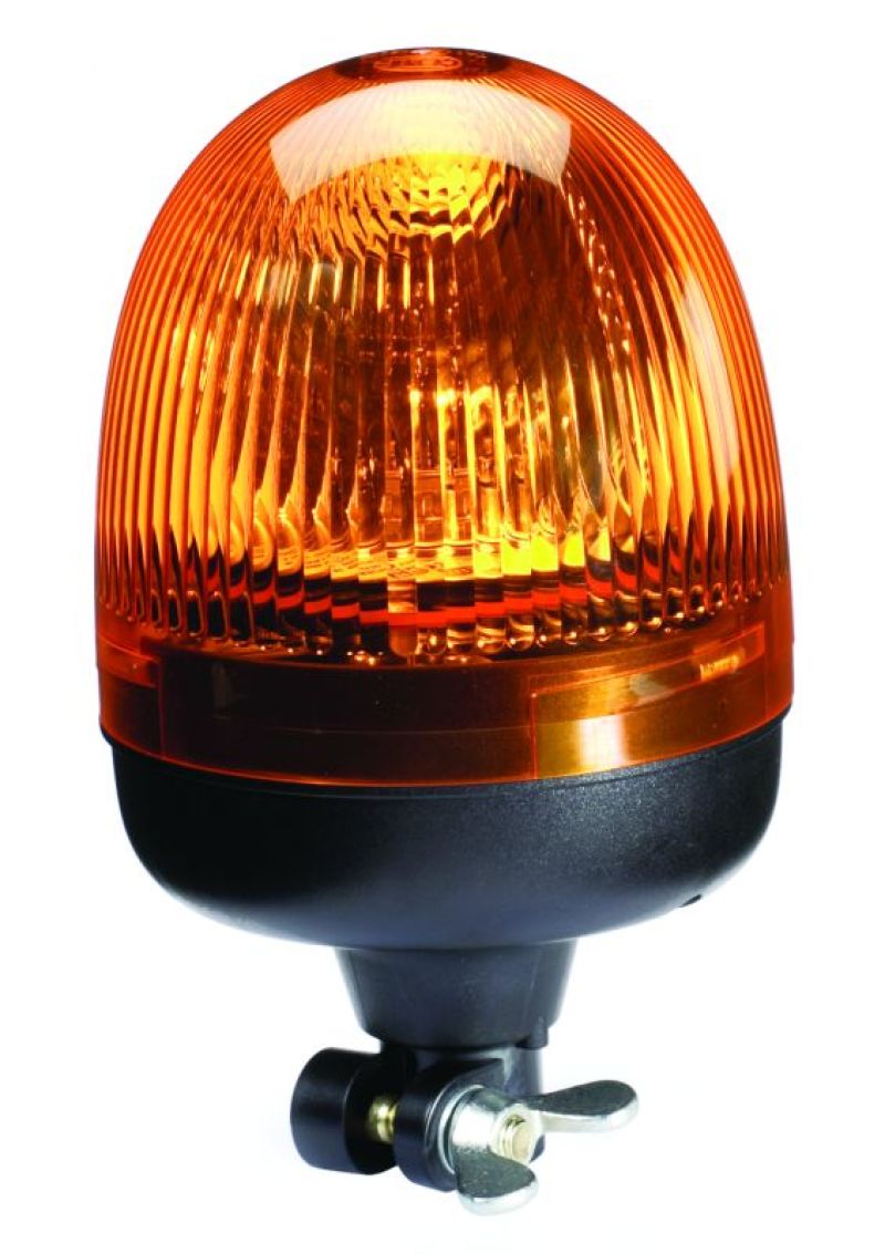 Hella Rota Compact 12V Amber Lens Beacon w/ Flexible Pole Mount - awdtuningtx