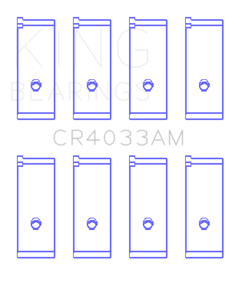 King Acura SOHC 16 Valve / Honda SOHC 16 Valve/DOHC 16 Valve (Size STD) Rod Bearing Set - awdtuningtx