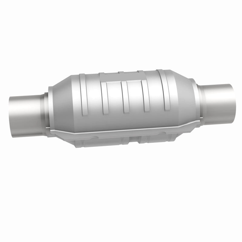 MagnaFlow Conv Univ 3in Inlet/Outlet Center/Center Round 9in Body L x 5.125in W x 13in Overall L - awdtuningtx