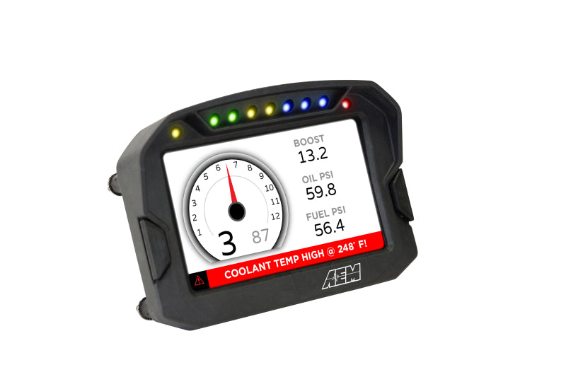 AEM CD-5LG Carbon Logging Digital Dash Display w/ Internal 10Hz GPS & Antenna - awdtuningtx