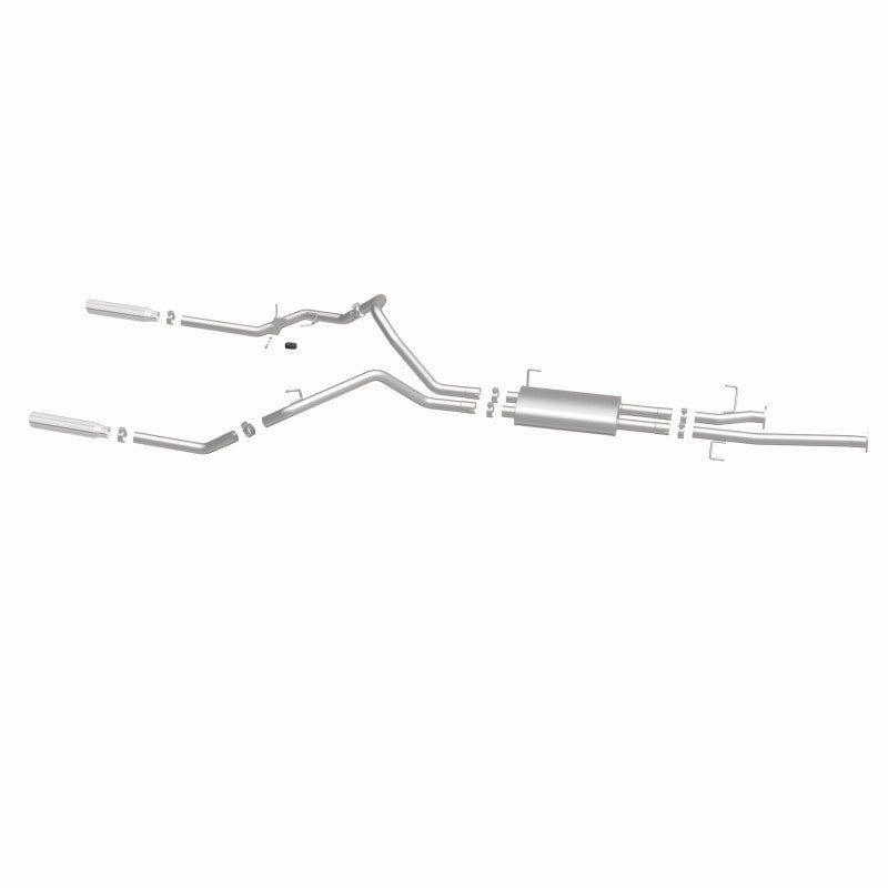 MagnaFlow 14 Toyota Tundra V8 4.6L/5.7L Stainless Cat Back Exhaust Dual Split Rear Exit - awdtuningtx