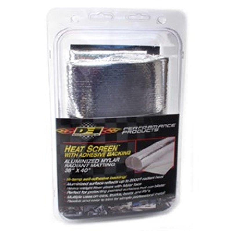 DEI Heat Screen 36in x 40in - Mylar Radiant Glass Fiber Matting w/Adhesive Backing - awdtuningtx
