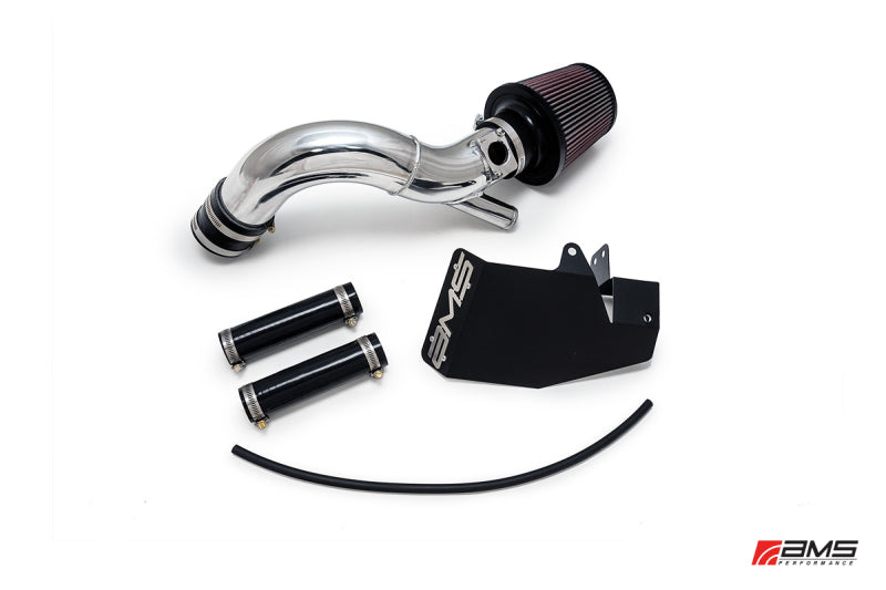 AMS Performance 08-15 Mitsubishi EVO X Replacement Intake Pipe w/MAF Housing & Bungs - Polished - awdtuningtx