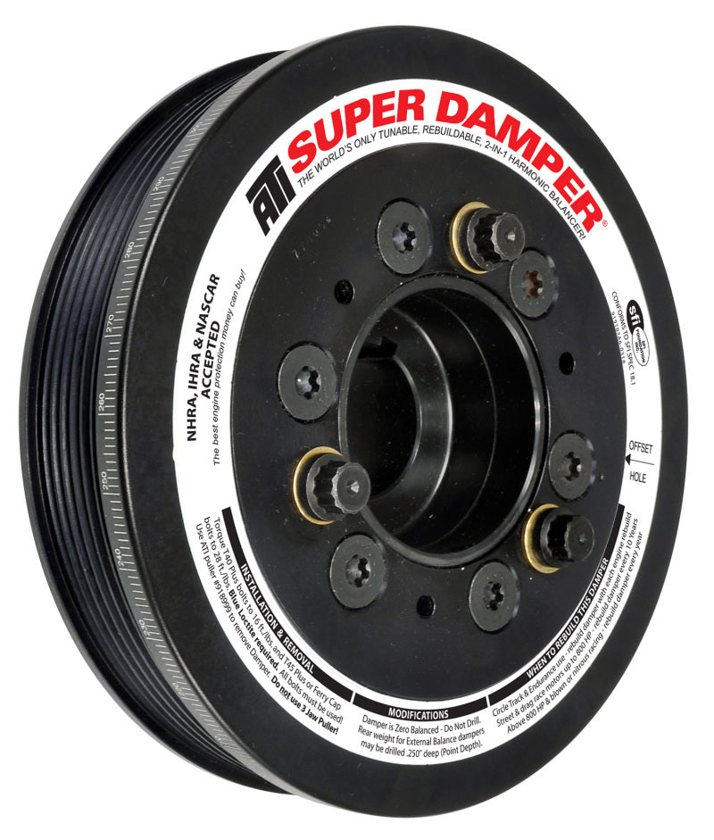ATI Damper - 6.78in - Alum - 6 Grv - Toyota Supra - 94-98 - JZ80 - 15 Percent OD - Req gatK06077 - awdtuningtx