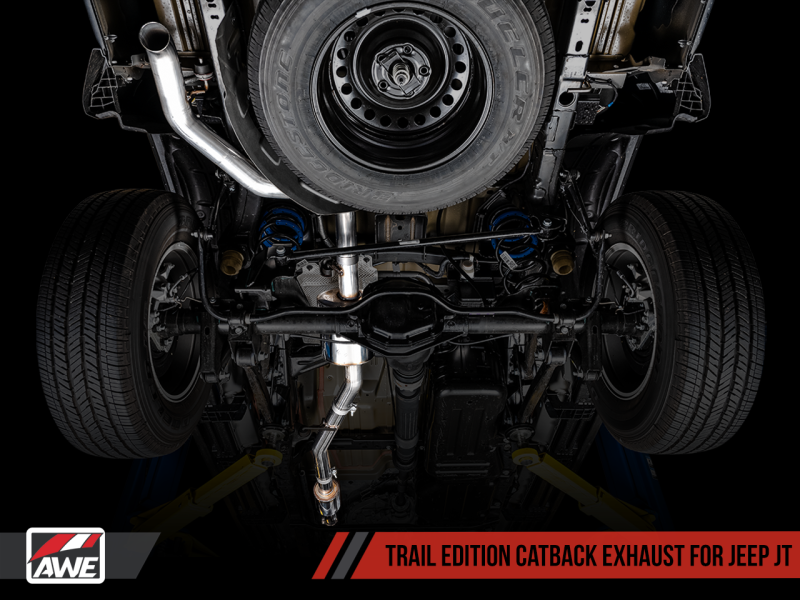 AWE Tuning 20-21 Jeep Gladiator JT 3.6L Trail Edition Cat-Back Exhaust - awdtuningtx
