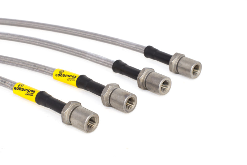 Goodridge 08-14 Subaru Impreza STi w/ Brembo Calipers Stainless Steel Brake Lines Kit - awdtuningtx