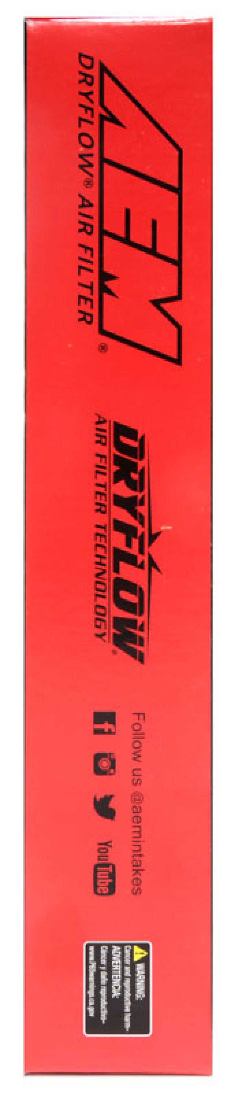 AEM 17-20 Subaru BRZ 2.0L DryFlow Air Filter - awdtuningtx