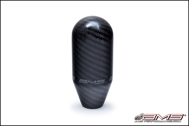 AMS Performance 01-07 Mitsubishi EVO VII/VIII/IX/X 5 Speed Carbon Fiber Shift Knob w/Logo - awdtuningtx