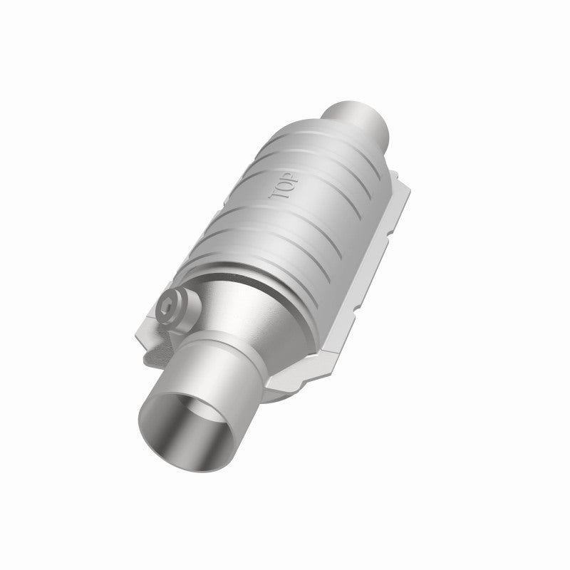 MagnaFlow Conv Univ 2in Inlet/Outlet Center/Center Round 11in Body L x 5.125in W x 15in Overall L - awdtuningtx