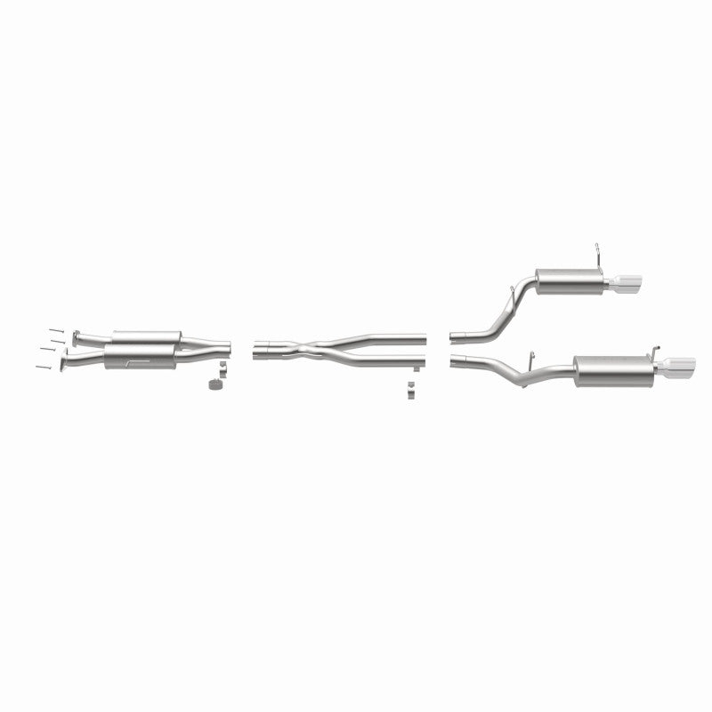 MagnaFlow 11-12 Dodge Durango V8 5.7L Dual Split Rear Exit Stainless Cat Back Performance Exhaust - awdtuningtx