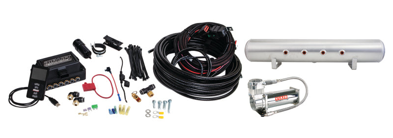 Air Lift Performance 3P (1/4 Air Line 5 Gal Raw Aluminum Tank VIAIR 444C Comp) - awdtuningtx