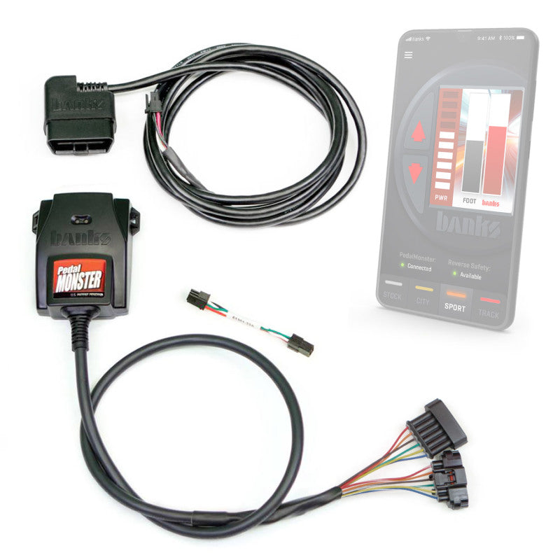 Banks Power Pedal Monster Kit (Stand-Alone) - Molex MX64 - 6 Way - Use w/Phone - awdtuningtx