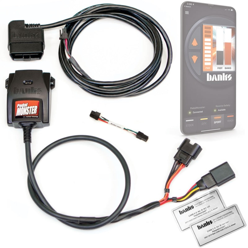 Banks Power Pedal Monster Kit (Stand-Alone) 07-19 RAM 2500/3500/11-20 Ford F-Series 6.7L Use w/Phone - awdtuningtx