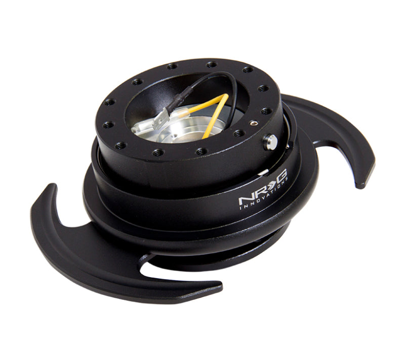 NRG Quick Release Kit Gen 3.0 - Black Body / Black Ring w/Handles - awdtuningtx