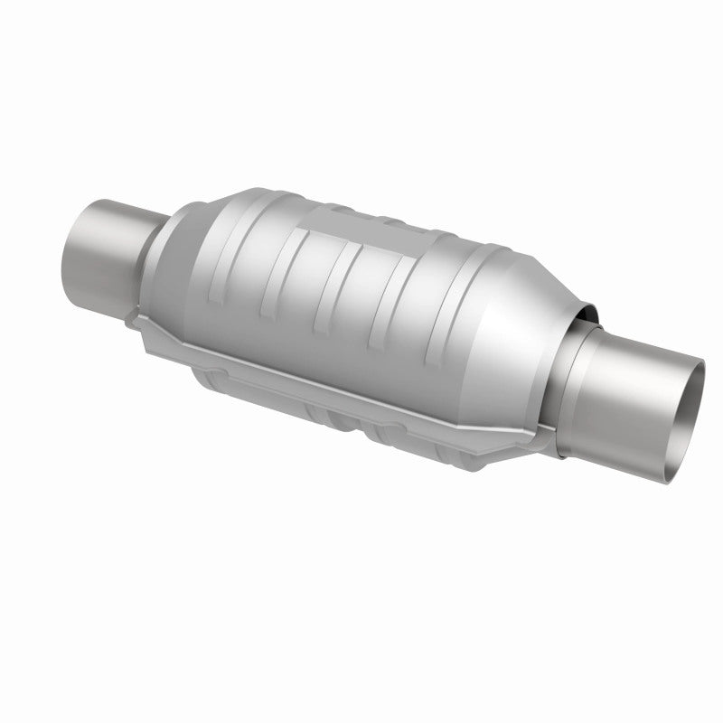 MagnaFlow Conv Univ 3in Inlet/Outlet Center/Center Round 9in Body L x 5.125in W x 13in Overall L - awdtuningtx