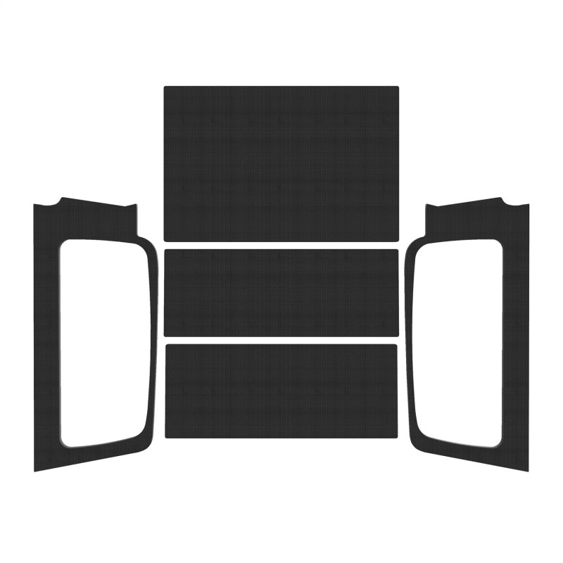 DEI 04-06 Jeep Wrangler LJ Unliminted Headliner Complete Kit - Black - awdtuningtx