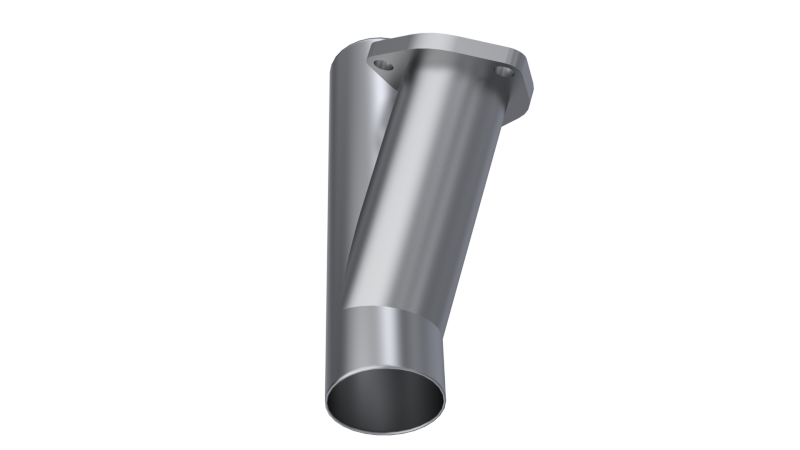 QTP 2.5in Weld-On QTEC Exhaust Cutout Y-Pipe - awdtuningtx