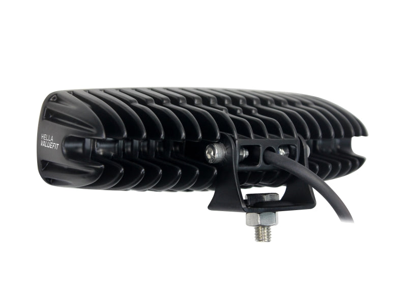 Hella Value Fit Mini 6in LED Light Bar - Flood Beam Pedestal - awdtuningtx