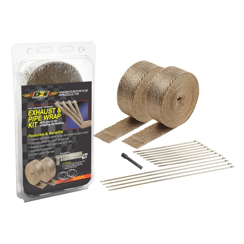 DEI Exhaust Wrap Kit - Titanium - awdtuningtx