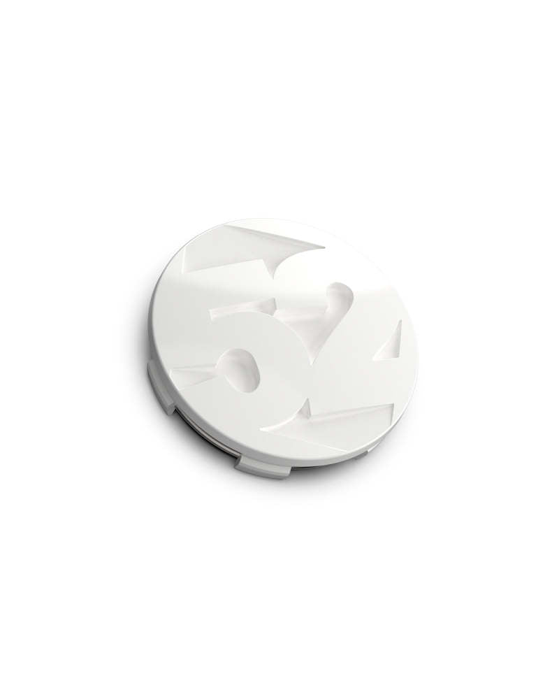 fifteen52 65mm Snap In Center Cap Single for Rally Sport and MX Wheels - Rally White (Gloss White) - awdtuningtx