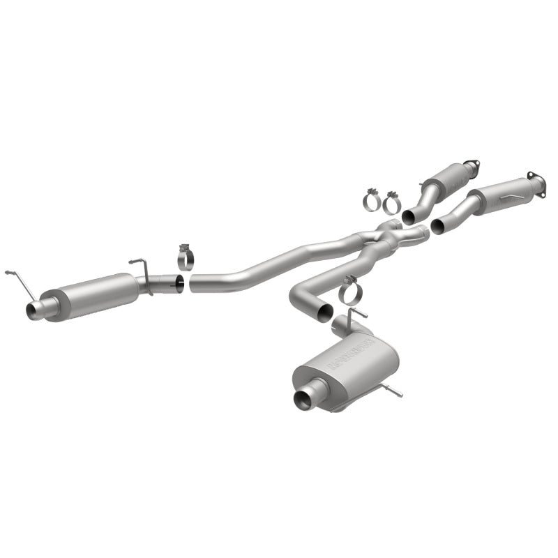 MagnaFlow 12 Jeep Grand Cherokee V8 6.4L Dual Split Rear Exit Stainless Cat Back Performance Exhaust - awdtuningtx