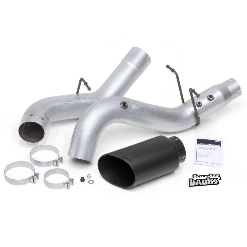 Banks Power 17-19 Chevy Duramax L5P 2500/3500 Monster Exhaust System w/ Black Tip - awdtuningtx