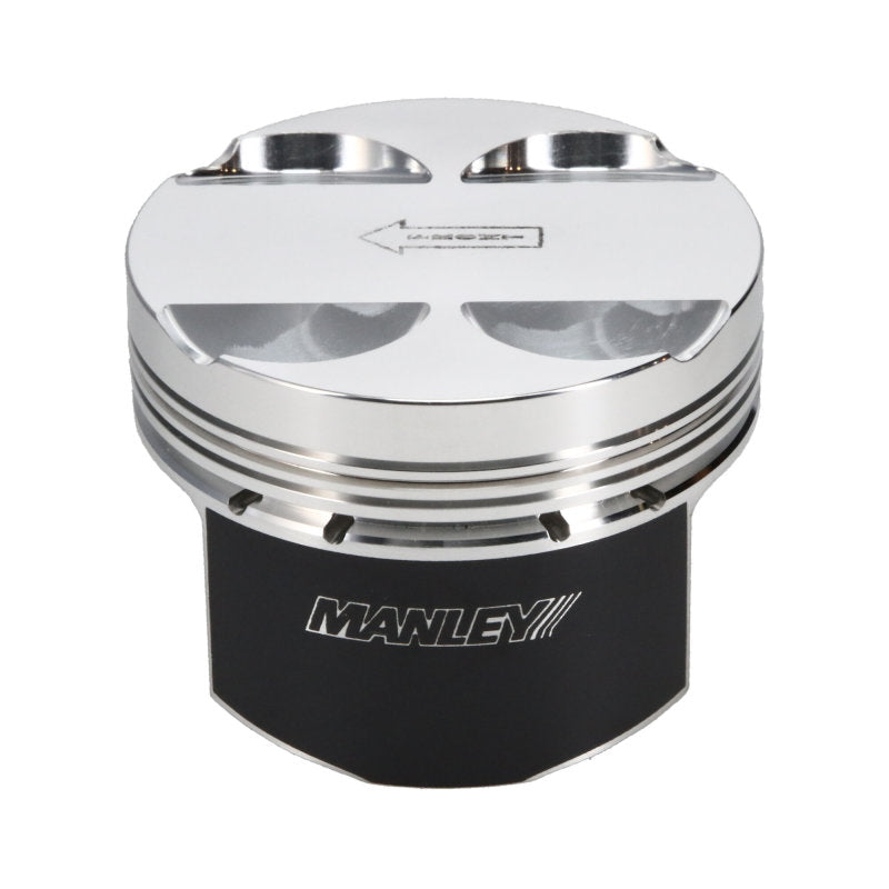 Manley 03-06 Evo 8/9 (7 Bolt 4G63T) 85.5mm +0.5mm Over Bore 9.0:1 Dish Pistons w/ Rings - awdtuningtx