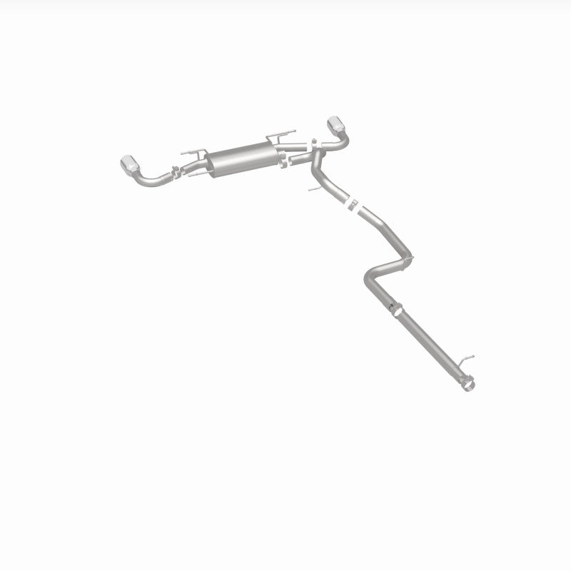 MagnaFlow 10-12 Mazda 3 L4 2.5L Hatchback Split Rear Exit Stainless Cat Back Performance Exhaust - awdtuningtx