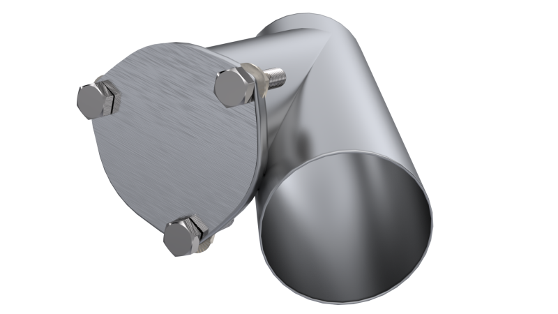 QTP 4in Weld-On QTEC Exhaust Cutout Y-Pipe - awdtuningtx