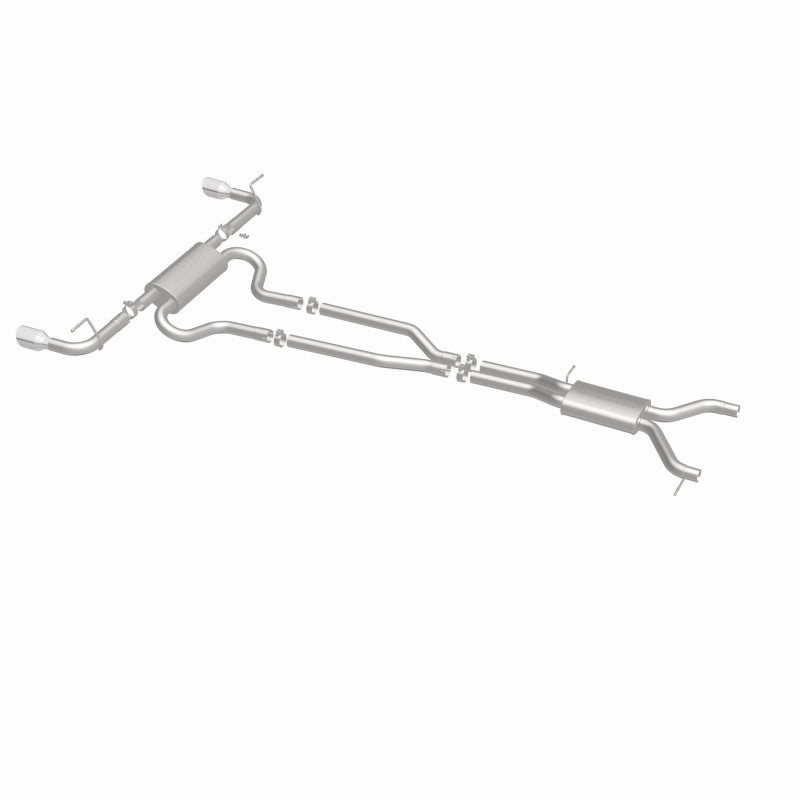MagnaFlow 07 Audi Q7 V8 4.2L Dual Split Rear Exit Stainless Cat-Back Perf Exhaust - awdtuningtx