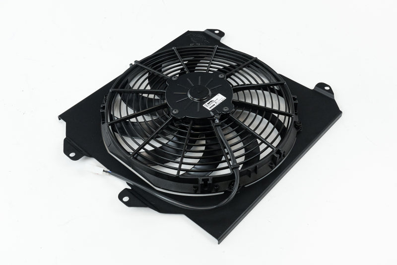 CSF 92-00 Honda Civic All-Aluminum Fan Shroud w/12in SPAL Fan - Black Finish - awdtuningtx