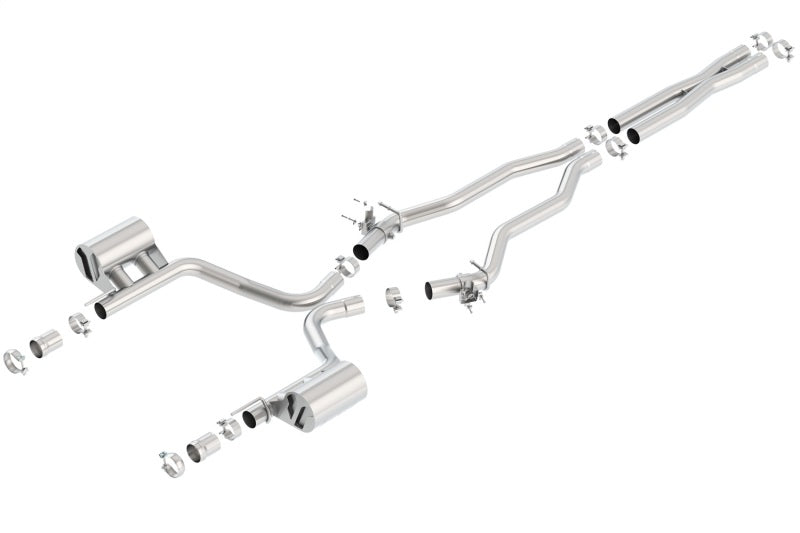 Borla 15-16 Dodge Charger SRT 392 6.4L No Tip Single Split Rear Exit ATAK w/ Valves Exhaust - awdtuningtx