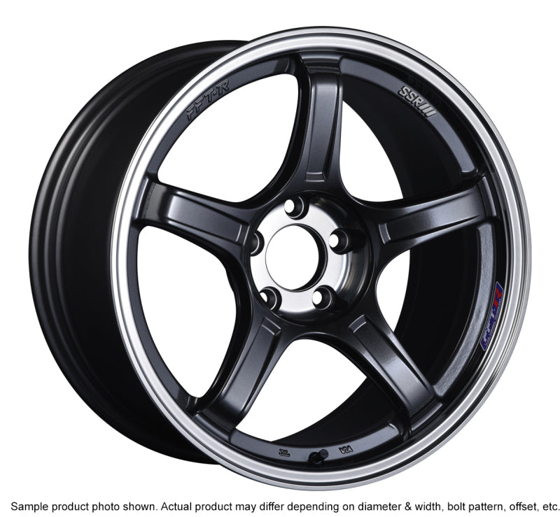 SSR GTX03 18x9.5 5x100 38mm Offset Black Graphite Wheel - awdtuningtx