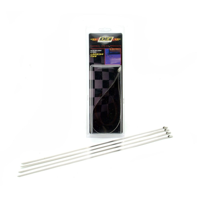 DEI Stainless Steel Locking Tie 14in - 5 per pack - awdtuningtx