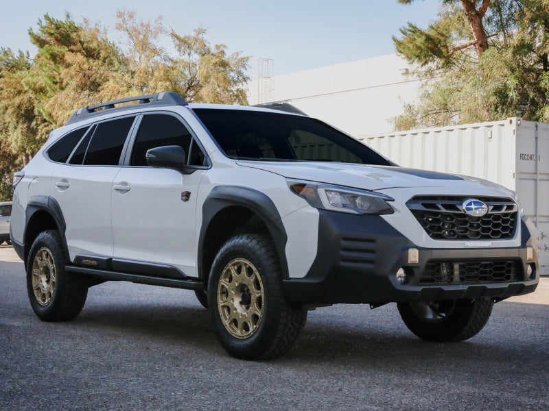 aFe POWER 10-14 Subaru Outback H4 2.5L / H6 3.6L Terra Guard Trail Steps - Black - awdtuningtx