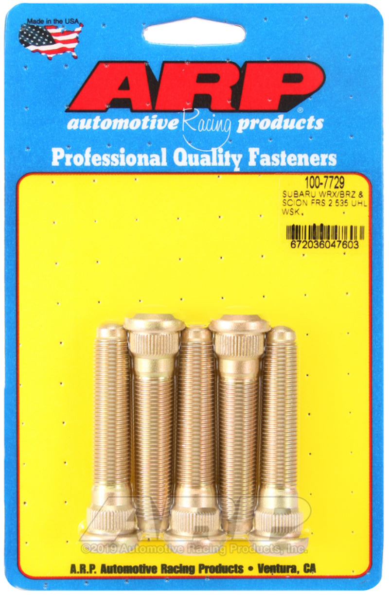 ARP 2015+ Subaru WRX/STI and 13+ BRZ Extended 5 Wheel Stud Kit - awdtuningtx