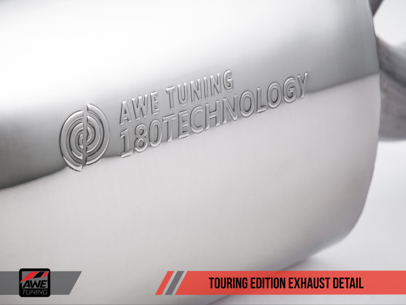 AWE Tuning Audi C7 / C7.5 S6 4.0T Touring Edition Exhaust - Diamond Black Tips - awdtuningtx