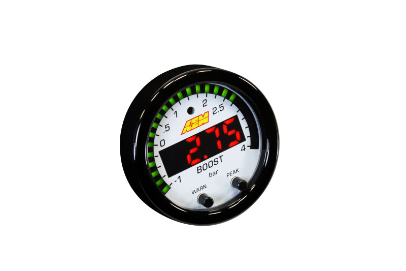 AEM X-Series Boost Pressure -30inHg 60psi Gauge Kit - awdtuningtx